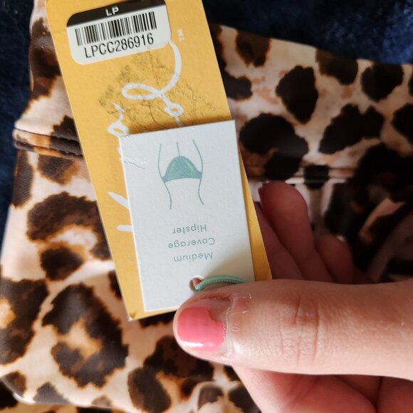 Kona Sol Leopard Bikini Bottom Size M - Picture 5 of 5